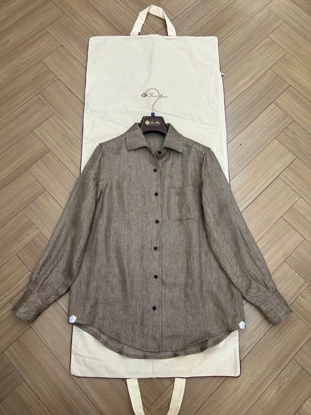 “High-End Quality Women’s Clothes: Linen Coats, Shirts, Pants, Official OL Style – 3 Packs Available” - 图片 9