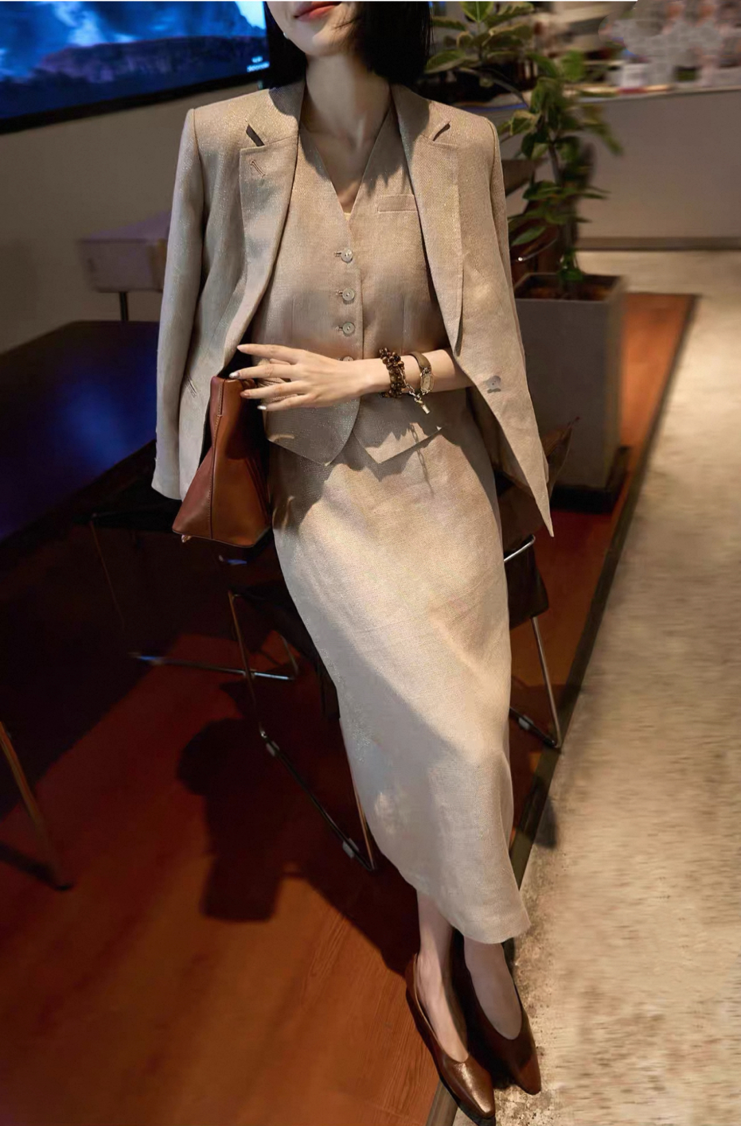 High-Quality Women’s Clothes: YSL 100% Lilac 3 Packages – Original, Customized, Luxuriant, High-End Senses - 图片 5