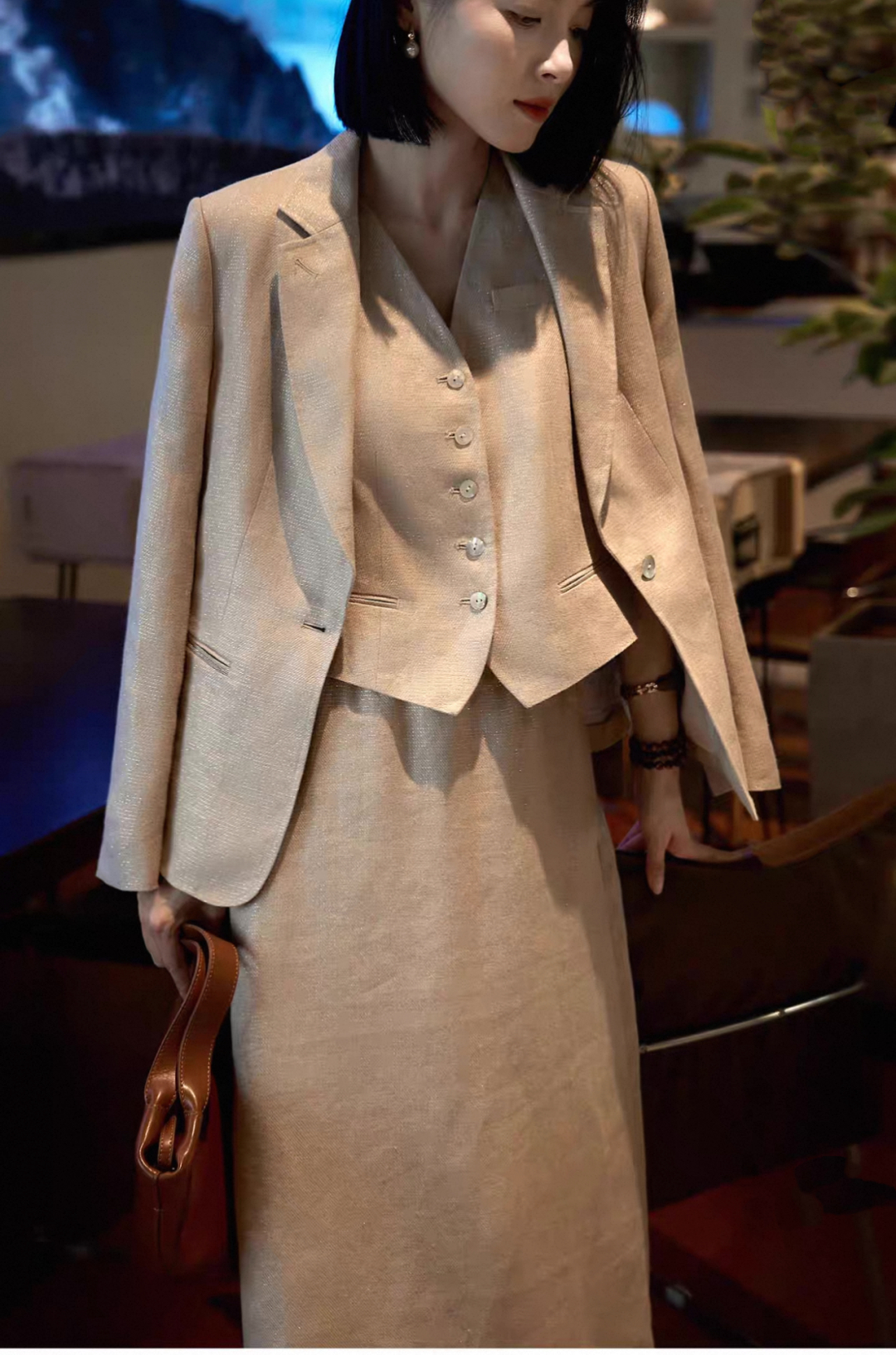 High-Quality Women’s Clothes: YSL 100% Lilac 3 Packages – Original, Customized, Luxuriant, High-End Senses - 图片 2
