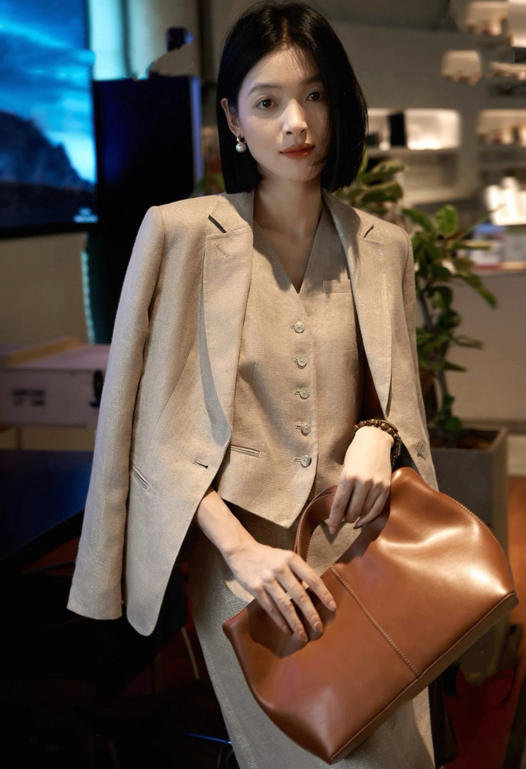 High-Quality Women’s Clothes: YSL 100% Lilac 3 Packages – Original, Customized, Luxuriant, High-End Senses - 图片 1