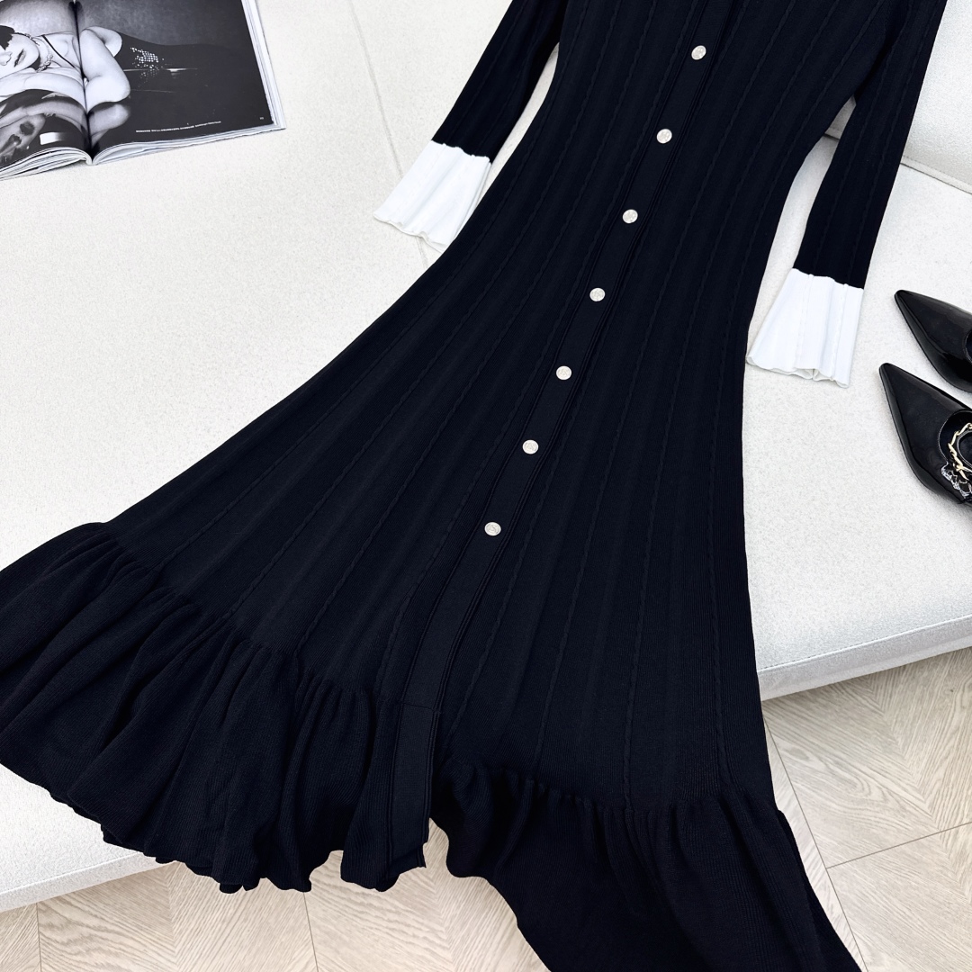 Elegant Knit Maxi Dress - Autumn Collection Special Yarn, Chic Party Outfit 7 cmp i1752900209517 9319 0 5