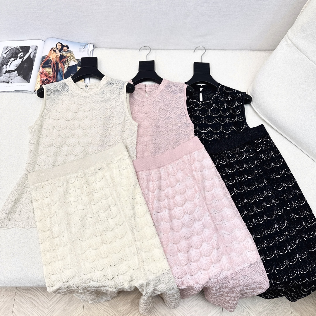 “Stylish Single-Pocket Women’s Dress: Spring Knitwear Collection with High Waist” - 图片 1