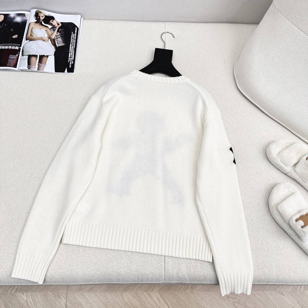 独家款～ RL 25Ss———秋冬最新款联名棒球小熊套头毛衣🖤美式休闲穿搭 品质控必入 进口百分百羊毛软