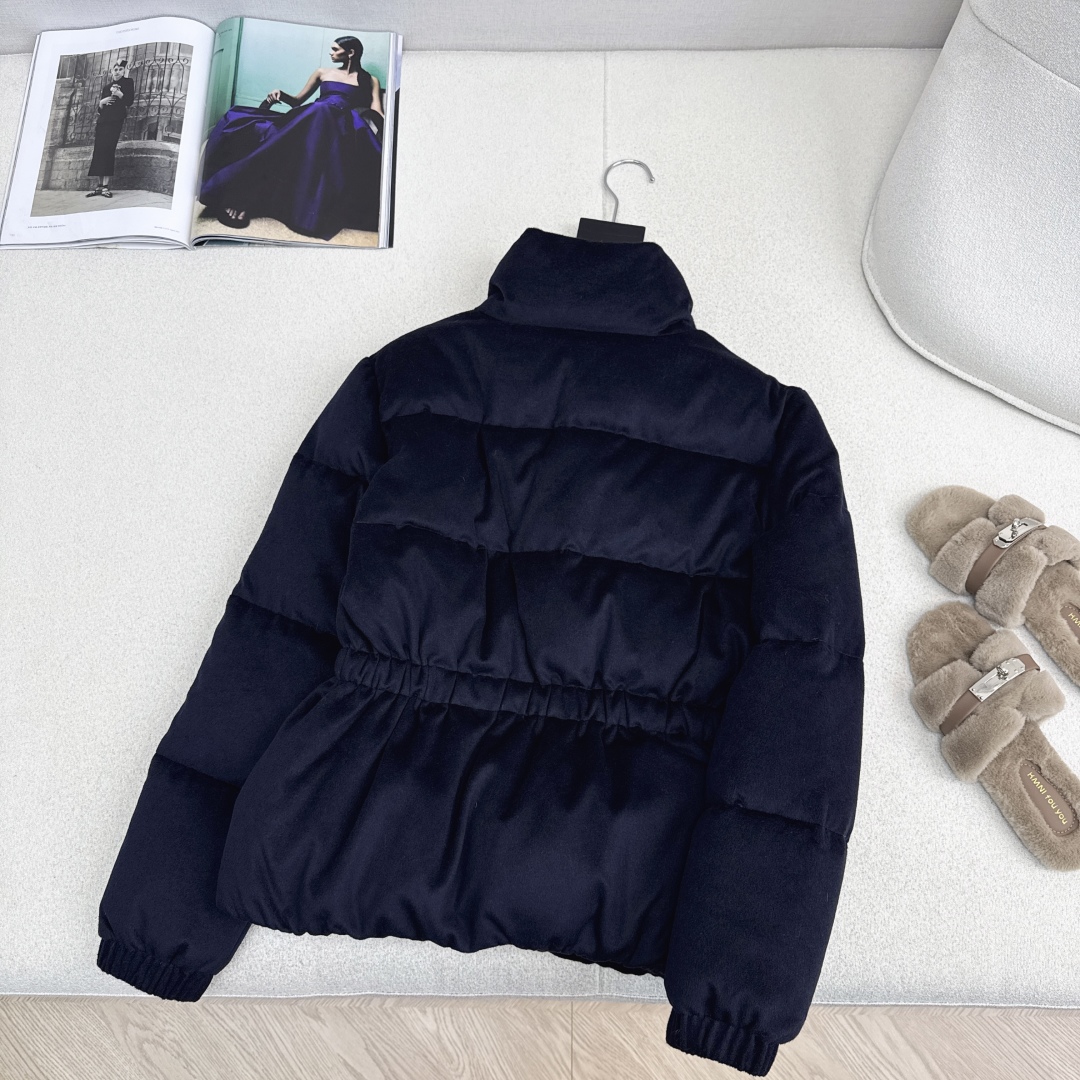 独家款～ lp🆕 25Ss————秋冬最新款抽绳束腰毛呢羽绒外套🤎立领H版型自由调节设计 收腰版型上身休