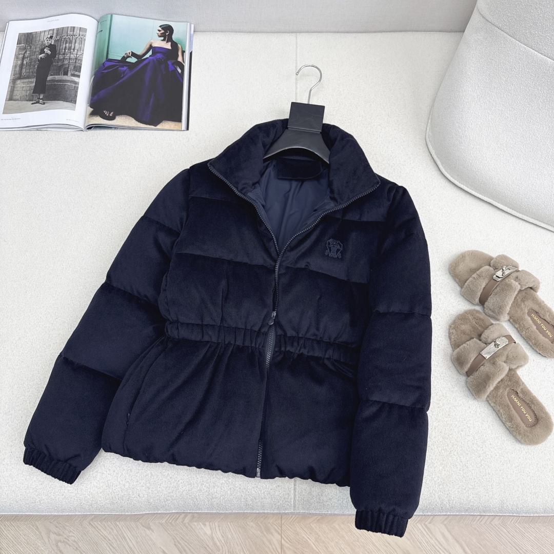 独家款～ lp🆕 25Ss————秋冬最新款抽绳束腰毛呢羽绒外套🤎立领H版型自由调节设计 收腰版型上身休
