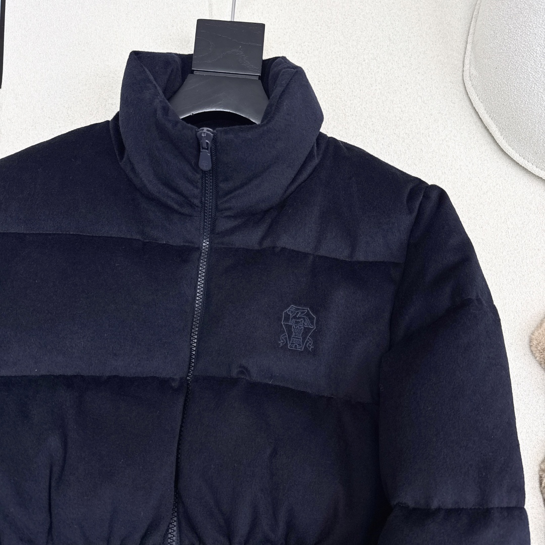独家款～ lp🆕 25Ss————秋冬最新款抽绳束腰毛呢羽绒外套🤎立领H版型自由调节设计 收腰版型上身休
