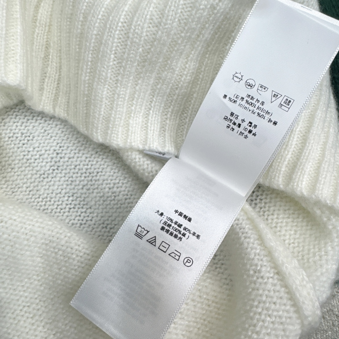 独家款～ RL 25Ss———秋冬最新款英伦风网球女孩帽子小熊刺绣图案圆领毛衣🤍高级美式穿搭 经典宽松版