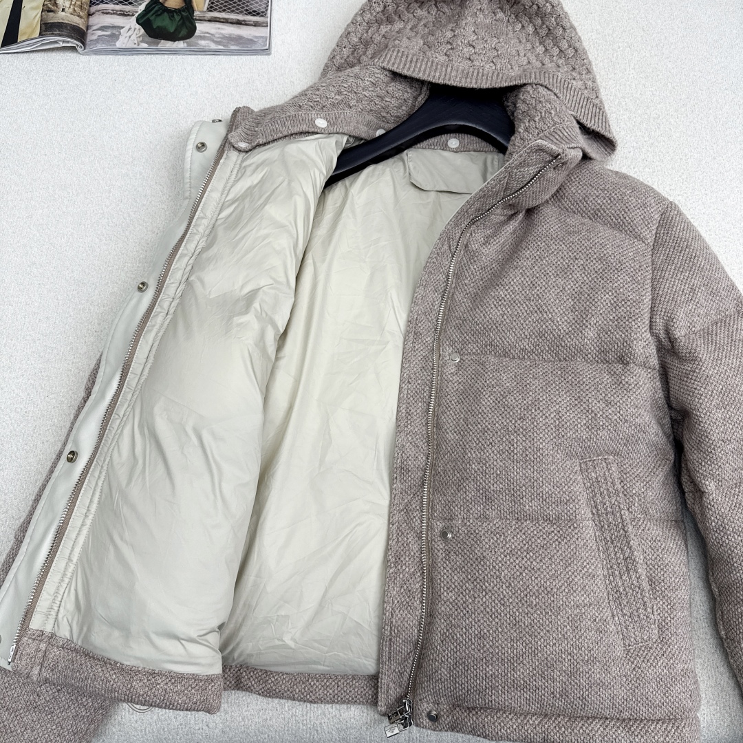 Loro Piana Women's Wool-Blend Down Jacket with Detachable Hood 8 cmp i1758824334128 9645 0 6