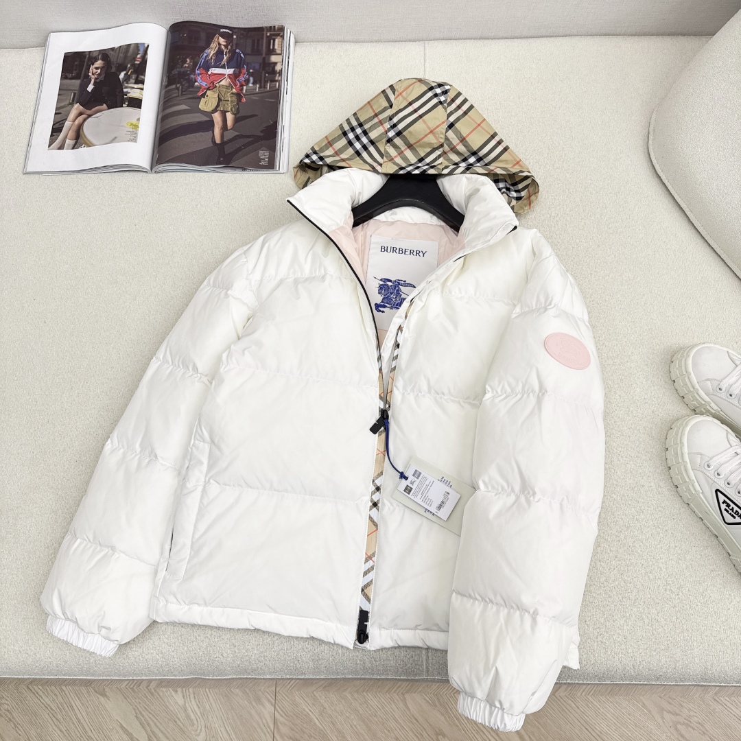 原单品质 Bur 25Ss———秋冬最新款Vintage格纹立领羽绒服 💛一衣多穿 格子控必入高级时髦单