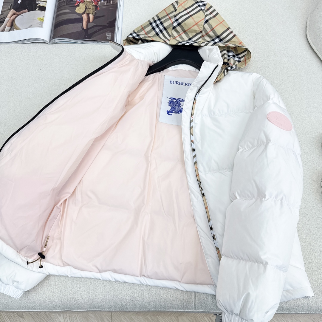 原单品质 Bur 25Ss———秋冬最新款Vintage格纹立领羽绒服 💛一衣多穿 格子控必入高级时髦单