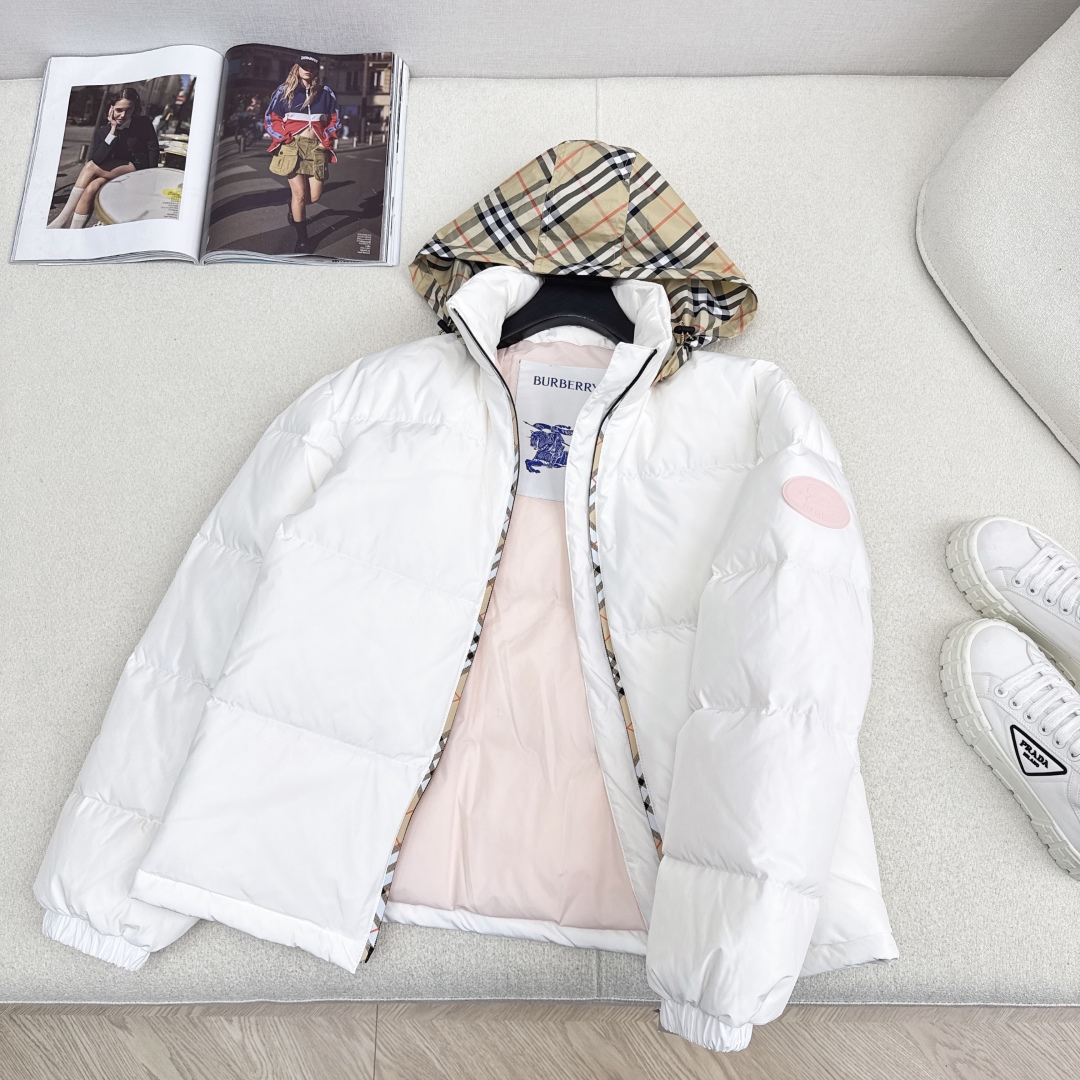 原单品质 Bur 25Ss———秋冬最新款Vintage格纹立领羽绒服 💛一衣多穿 格子控必入高级时髦单