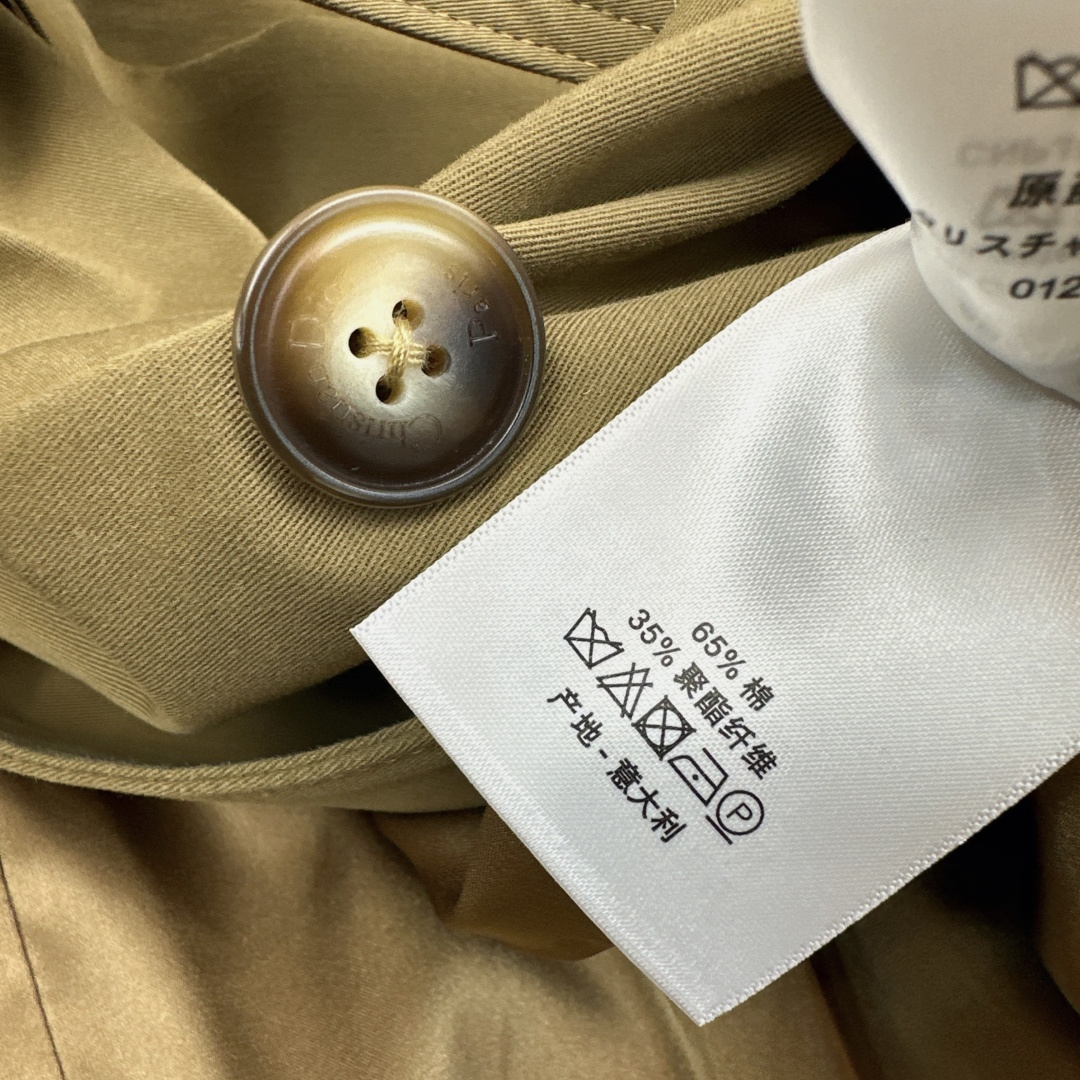 爆单款推荐 CD 26Ss———早春最新款帅气时髦长款风衣🤎巴黎博主街拍感 氛围感神器 复古立体的H廓形