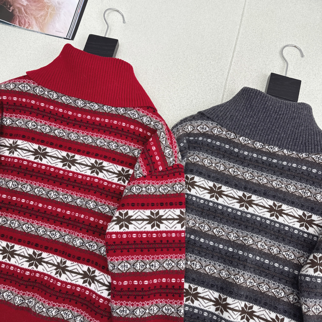 Fair Isle Knitted Sweater, Long Sleeve Pullover Jumper for Women 9 cmp i1764608652604 925 0 7