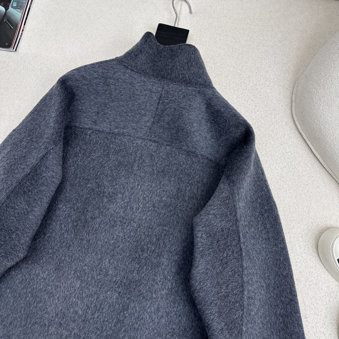 Elegant Wool-Blend Double-Faced Coat | Stylish & Versatile Outerwear 8 cmp i1764608944824 5447 0 8