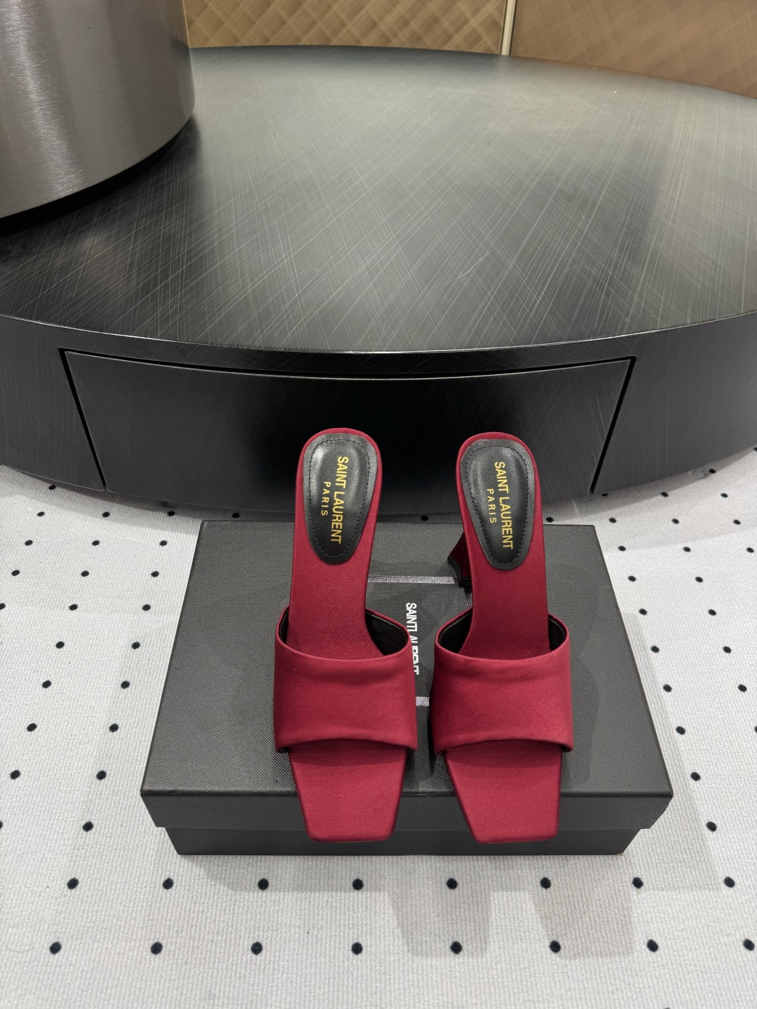 NO:238154,Burgundy silk ~ (selected version), high heels, slippers, real silk19860909酒红真丝 ～（甄选版）,高跟鞋拖鞋,high heels,slippers,real silk,Women's Shoes