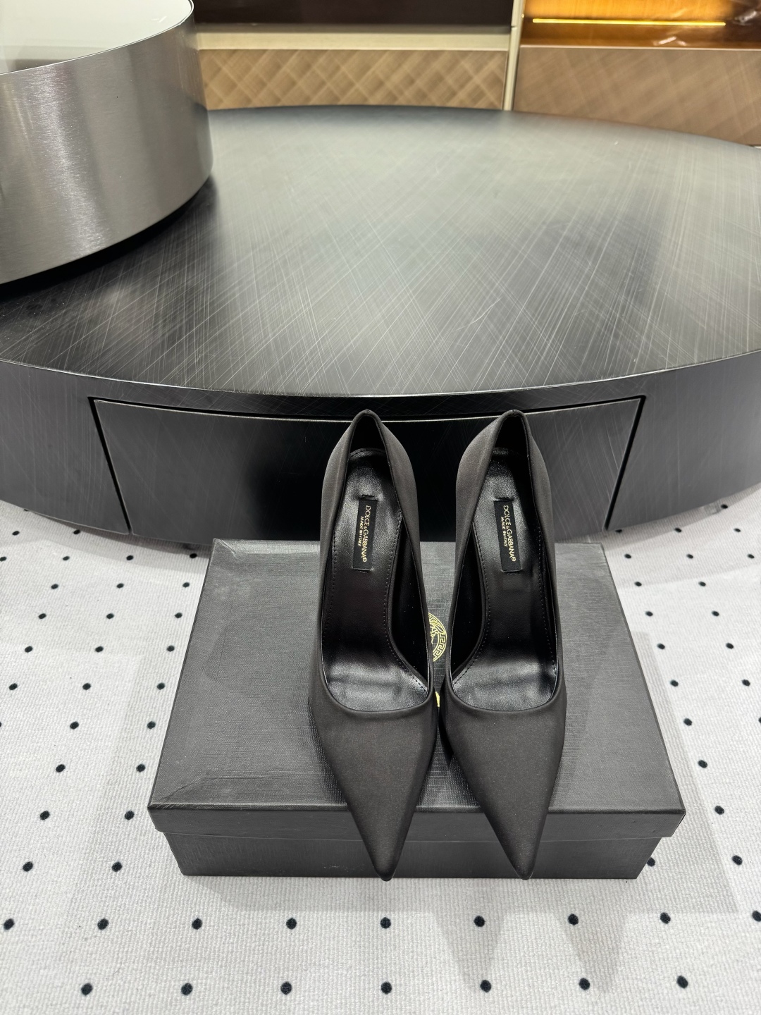 Dolce & Gabbana 25FW Single Shoes: Sheepskin, Oxen Sole, 10cm Cyclops, Top Market Quality - 图片 1
