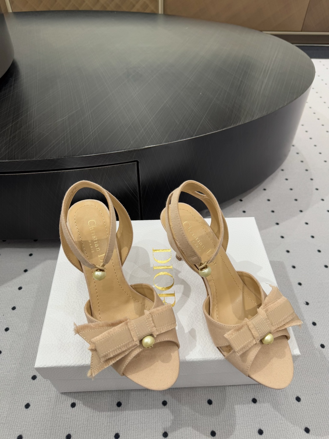 Dior SS24 Elegant Bow Heeled Sandals - Chic Summer Style 4 cmp i1742976522879 3658 0 1