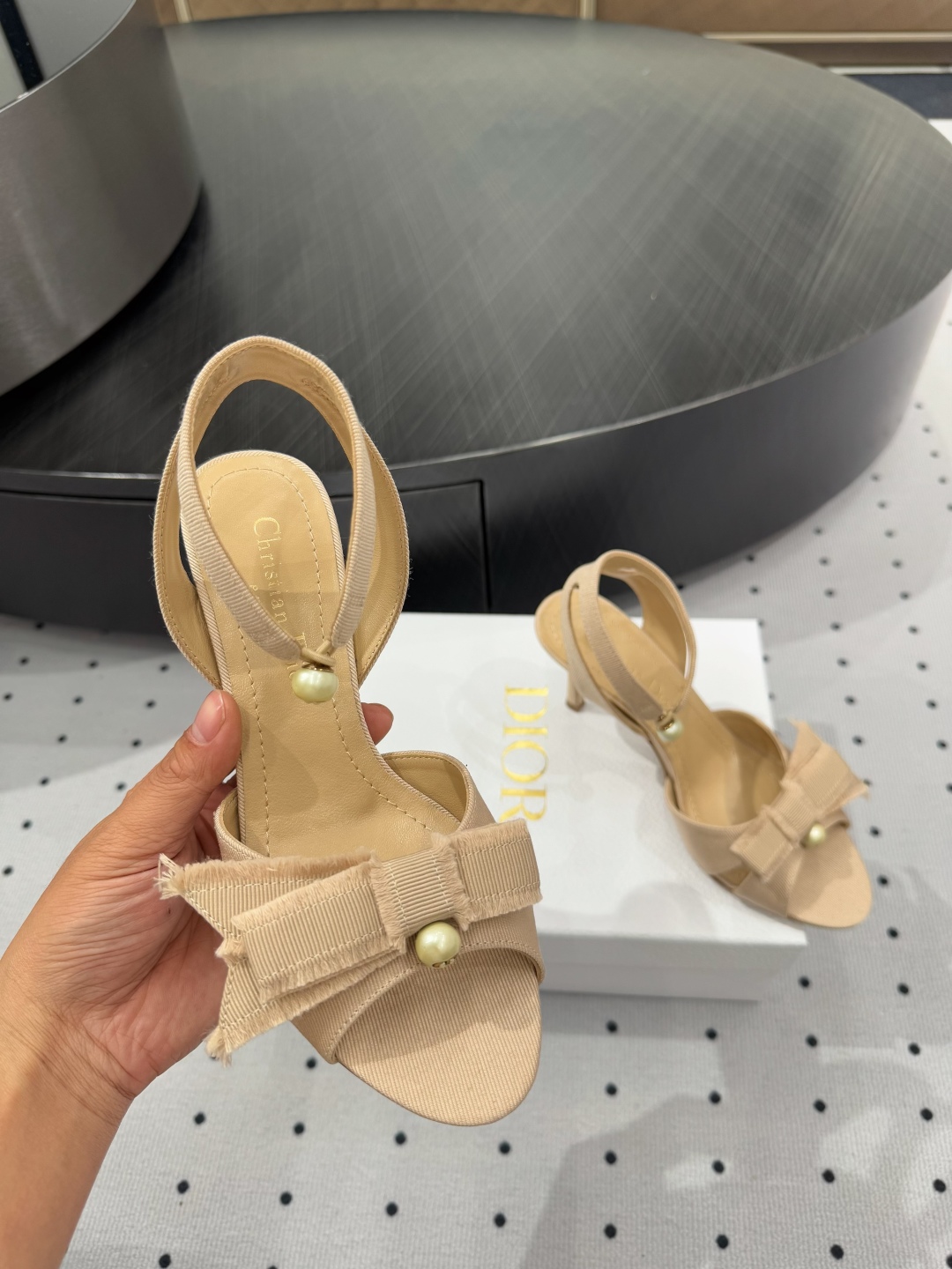Dior SS24 Elegant Bow Heeled Sandals - Chic Summer Style 8 cmp i1742976522879 6146 0 5