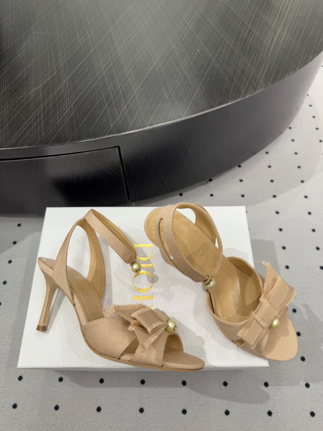 Dior SS24 Elegant Bow Heeled Sandals - Chic Summer Style 10 cmp i1742976522885 6460 0 8