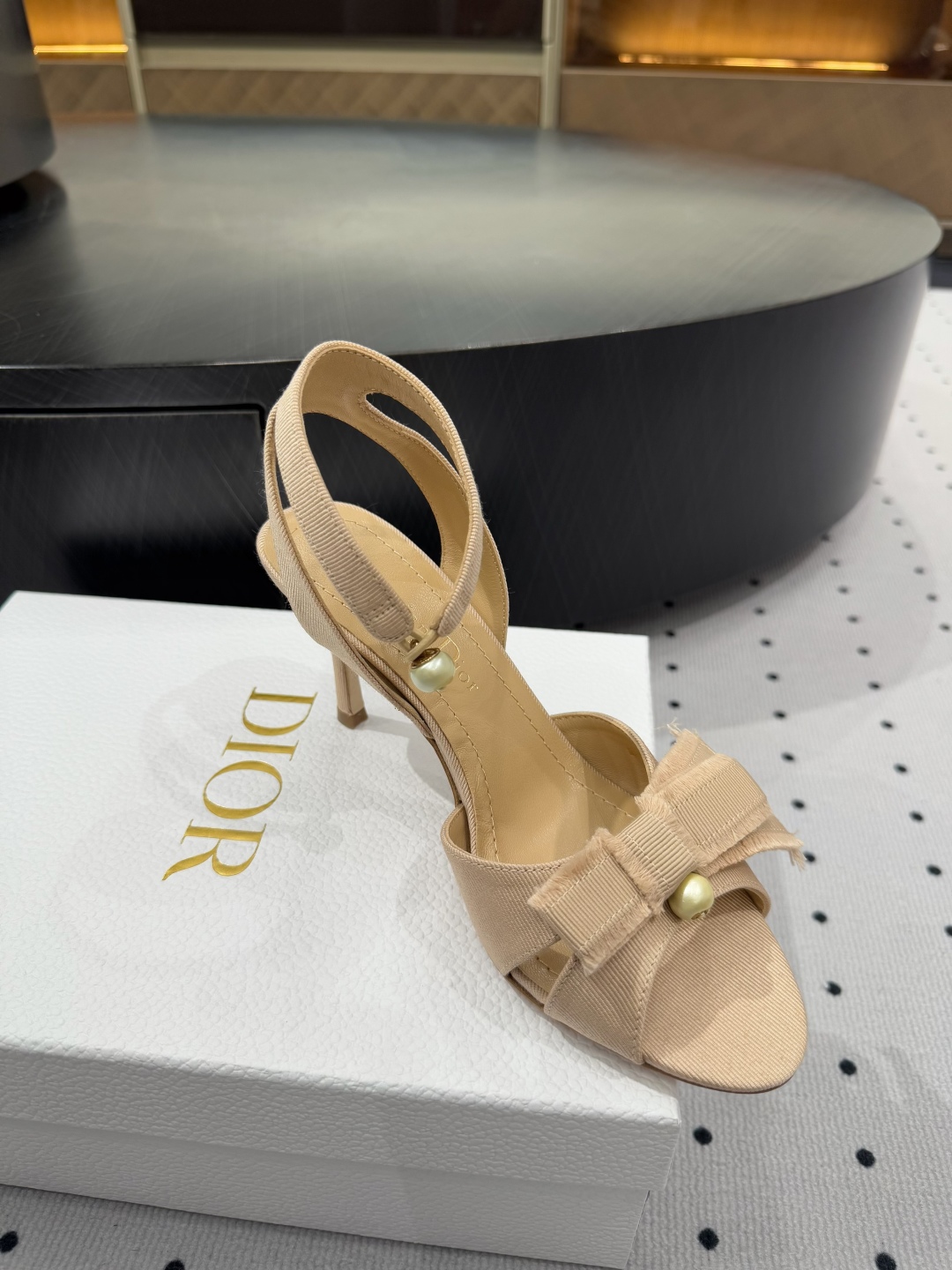 Dior SS24 Elegant Bow Heeled Sandals - Chic Summer Style 9 cmp i1742976525674 5797 0 6