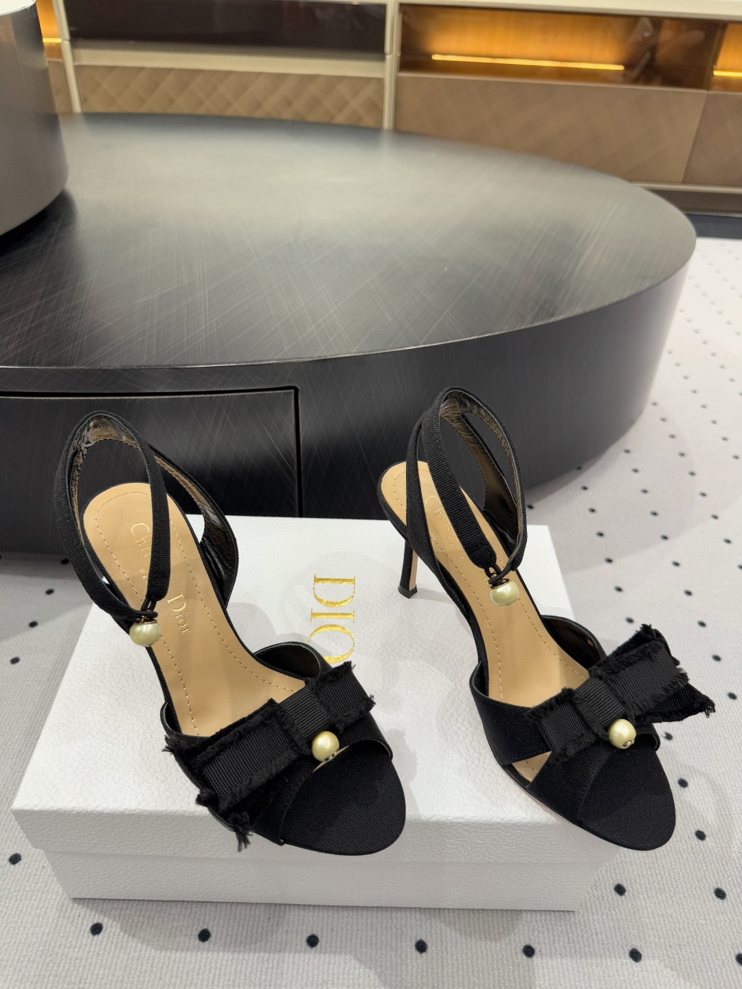 Dior SS24 New Summer Elegant Heeled Sandals with Bow Detail 8 cmp i1742976566855 4825 0 6