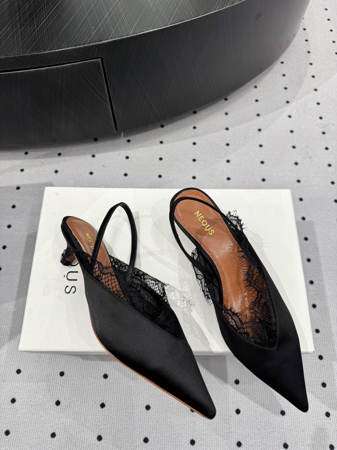Neous Women's Slingback Pumps with Lace Detail - Elegant Evening Shoes 7 cmp i1745120426256 5524 0 5