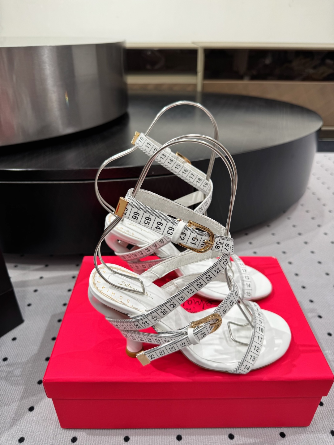 Schiaparelli White Leather Heeled Sandals with Tape Measure Straps 5 cmp i1745388435867 8501 0 2