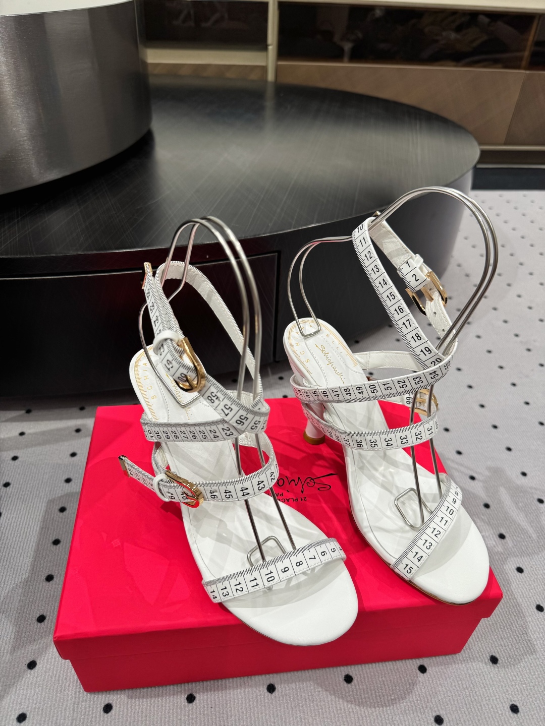 Schiaparelli White Leather Heeled Sandals with Tape Measure Straps 4 cmp i1745388439113 2578 0 1