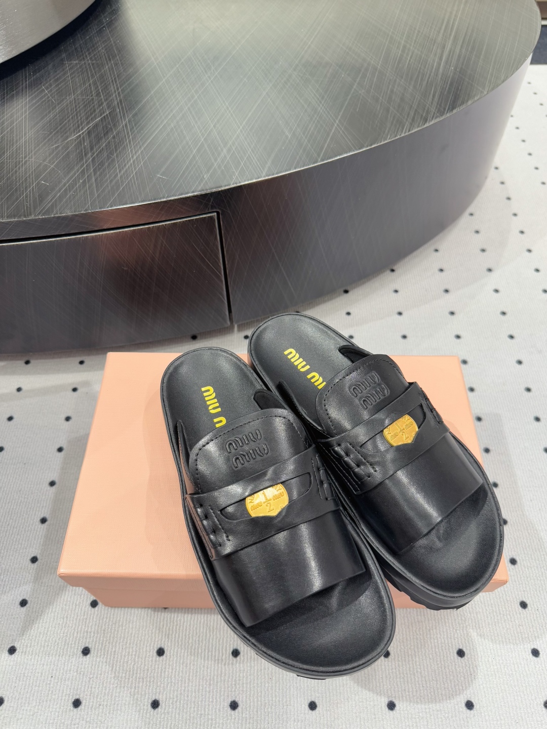 Miu Miu New Edition Lambskin Leather Heeled Sandal Slides - Elegant Black 4 cmp i1745732790845 9733 0 1
