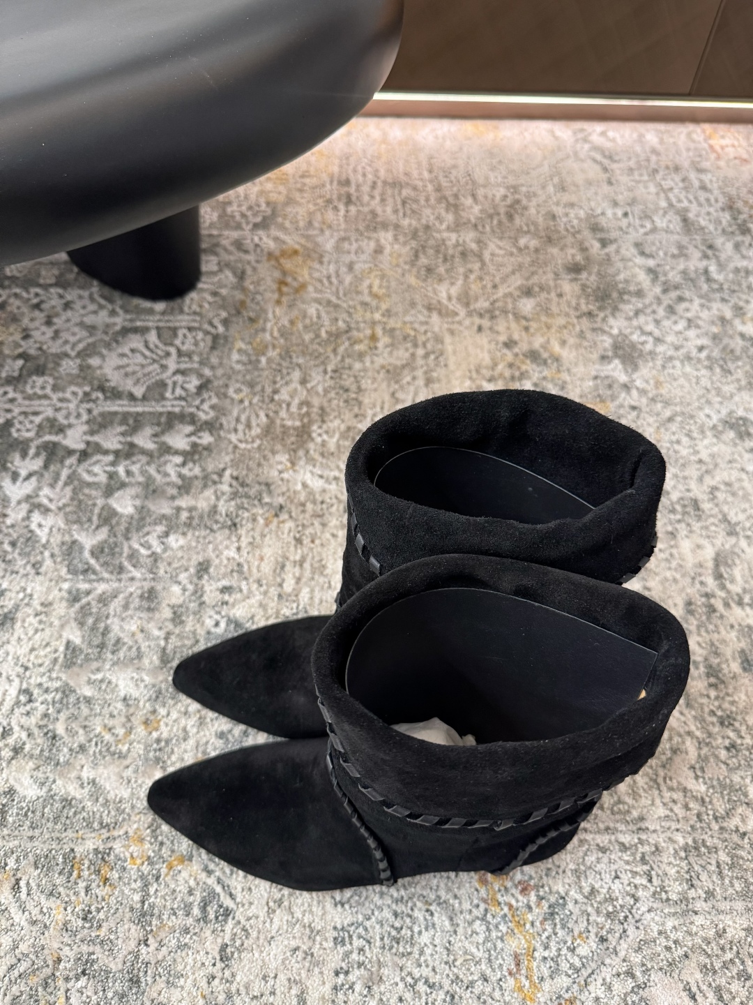 Isabel Marant Black Suede Leather Heeled Ankle Boots, Size 35-39 4 cmp i1756834007436 3589 0 1