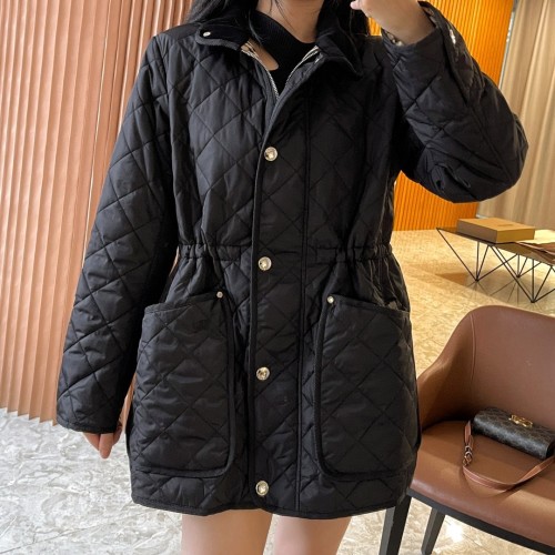 Women's Rhombus Quilted Detachable Hooded Cotton Jacket Warm Winter Coat 1 Women's Rhombus Quilted Detachable Hooded Cotton Jacket Warm Winter Coat