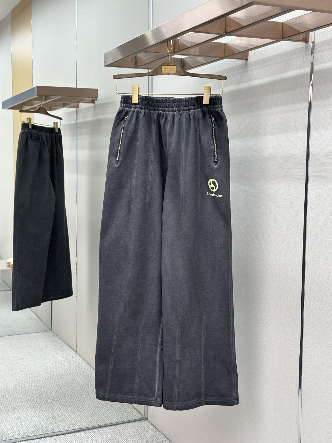 Acne Studios Acne Studios 做旧徽标长裤