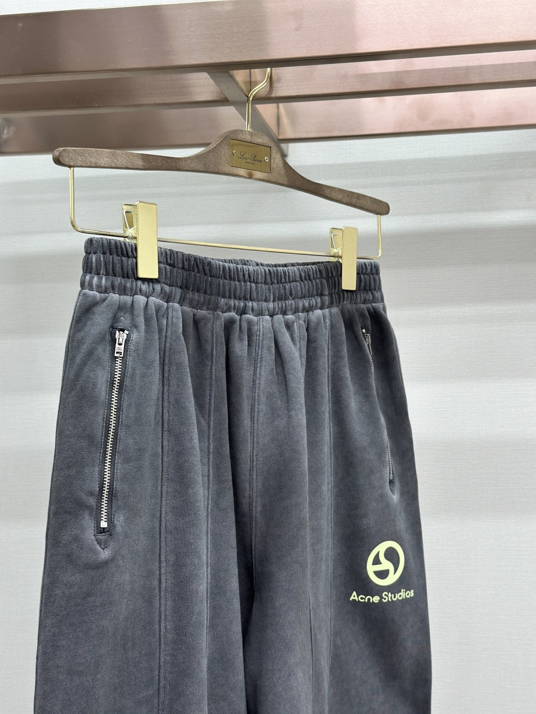 Acne Studios Acne Studios 做旧徽标长裤