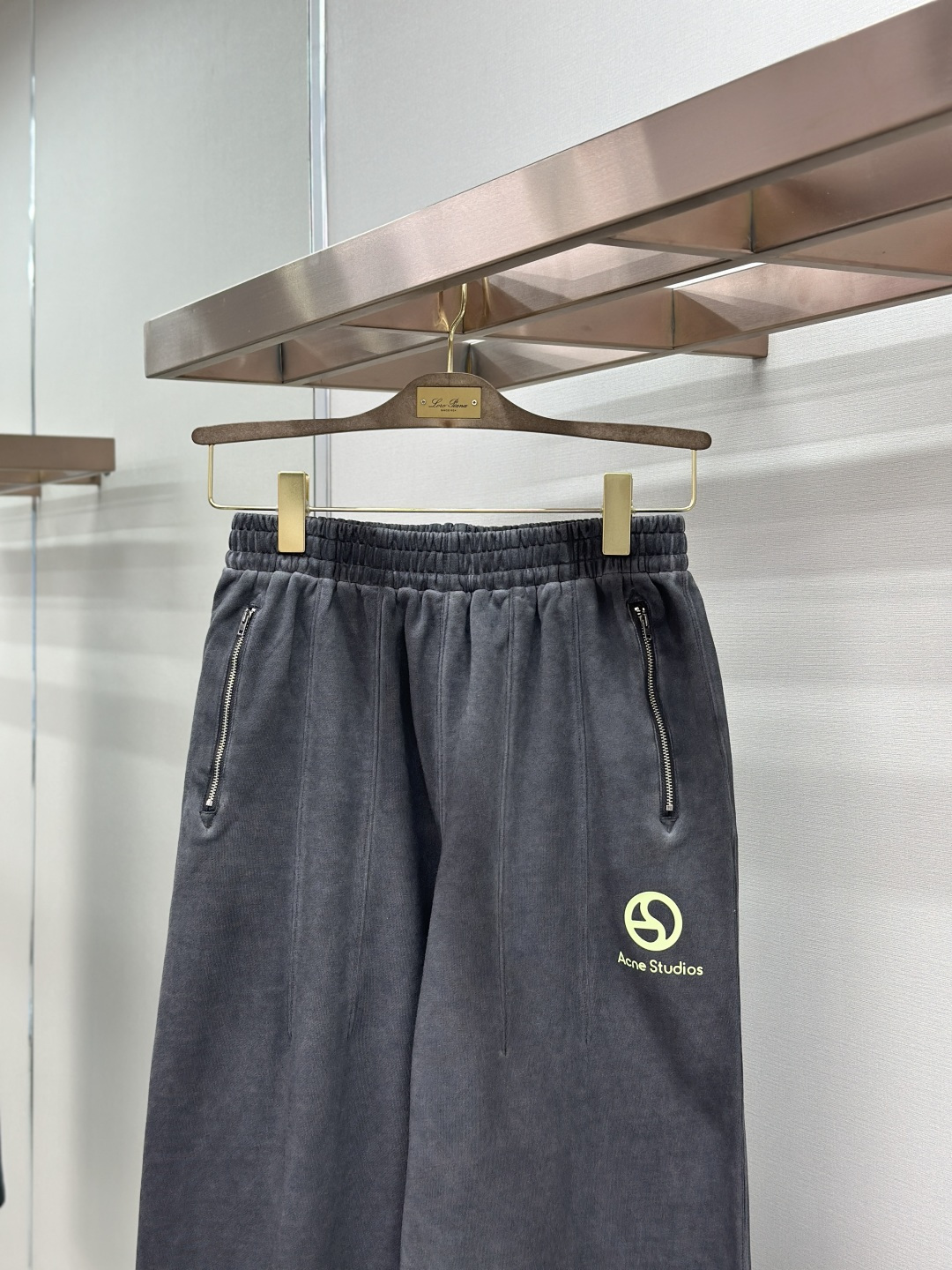 Acne Studios Acne Studios 做旧徽标长裤
