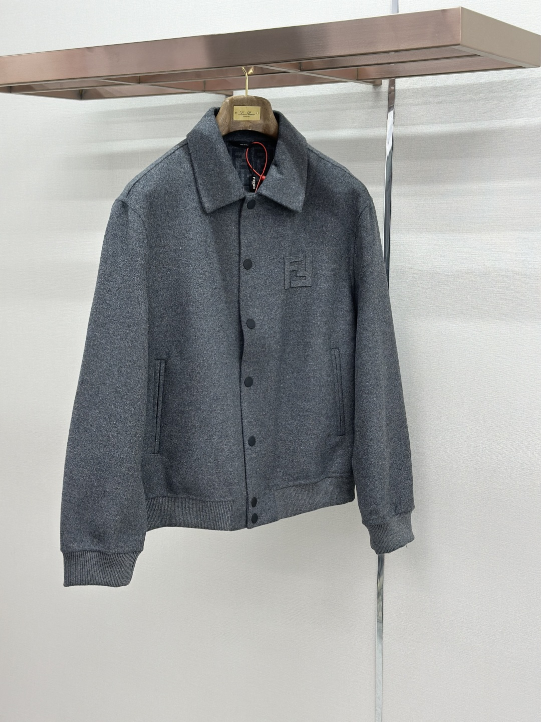 Fendi FD Fendi FF压花羊毛夹克