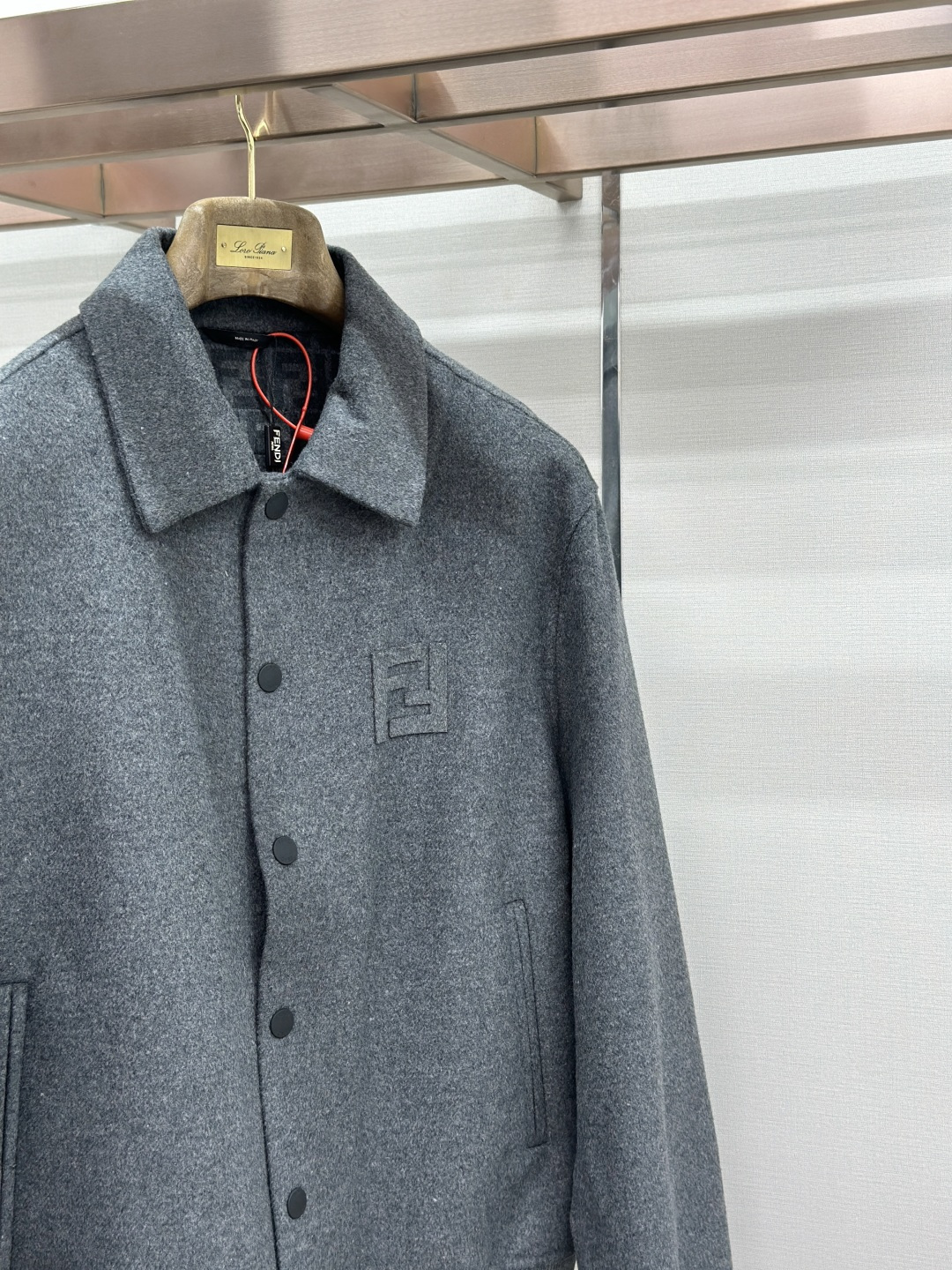 Fendi FD Fendi FF压花羊毛夹克