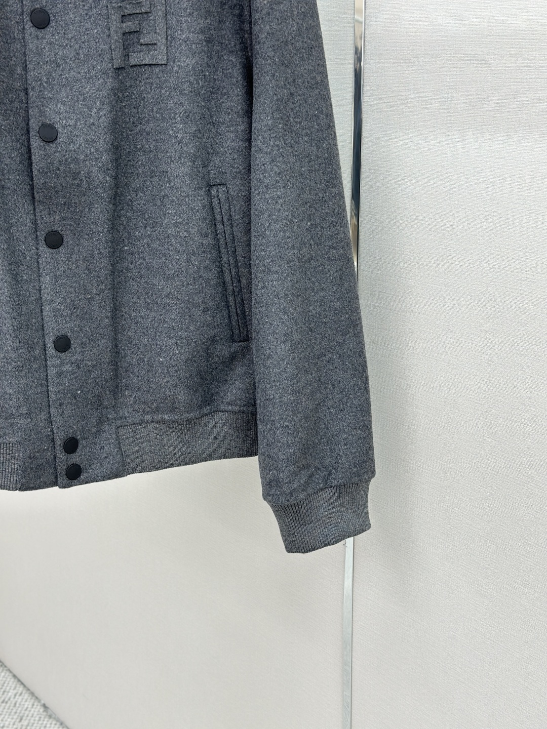 Fendi FD Fendi FF压花羊毛夹克
