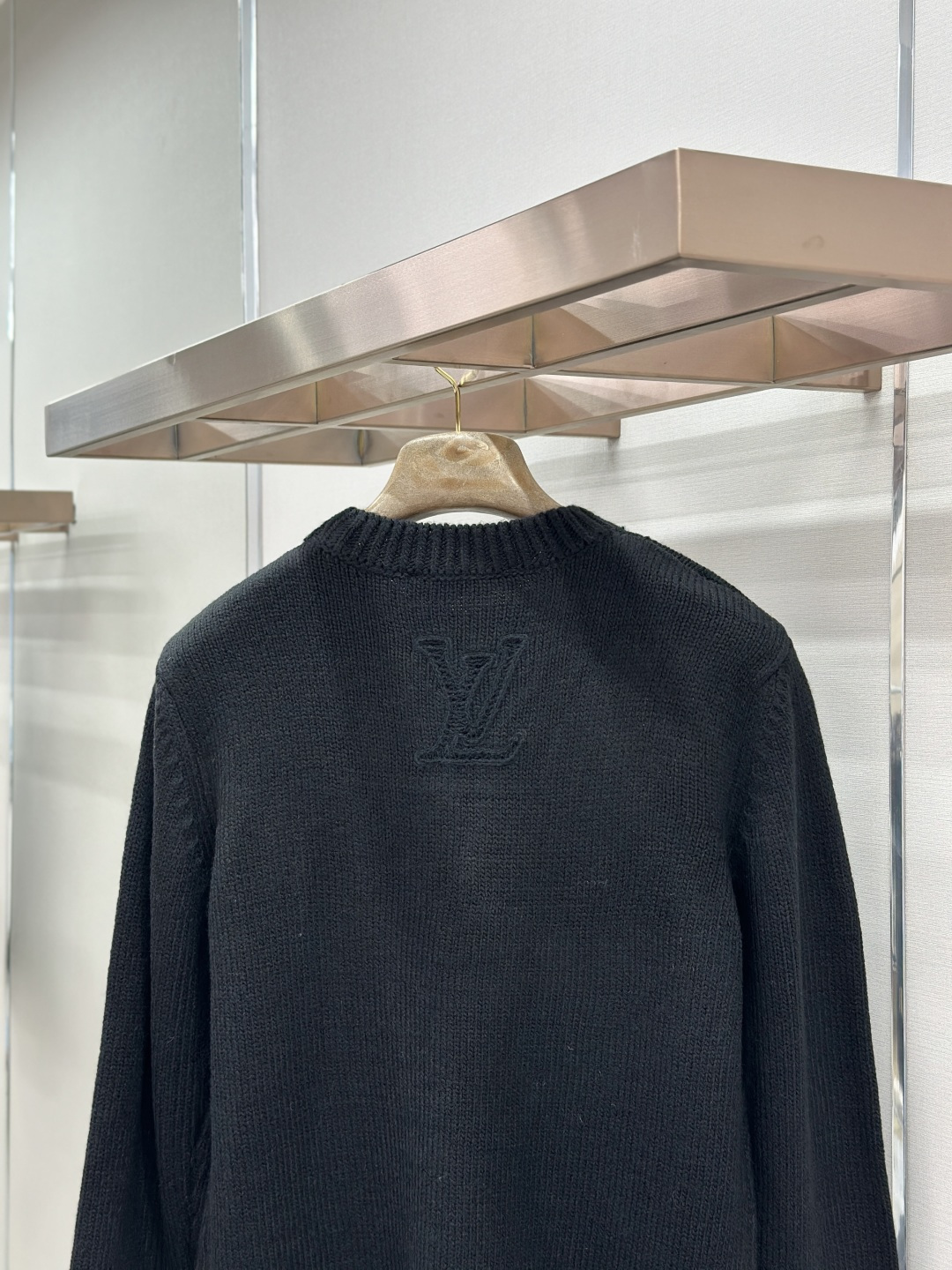 Louis Vuitton LOUIS VUITTON 25FW字母镂空钩针毛衣