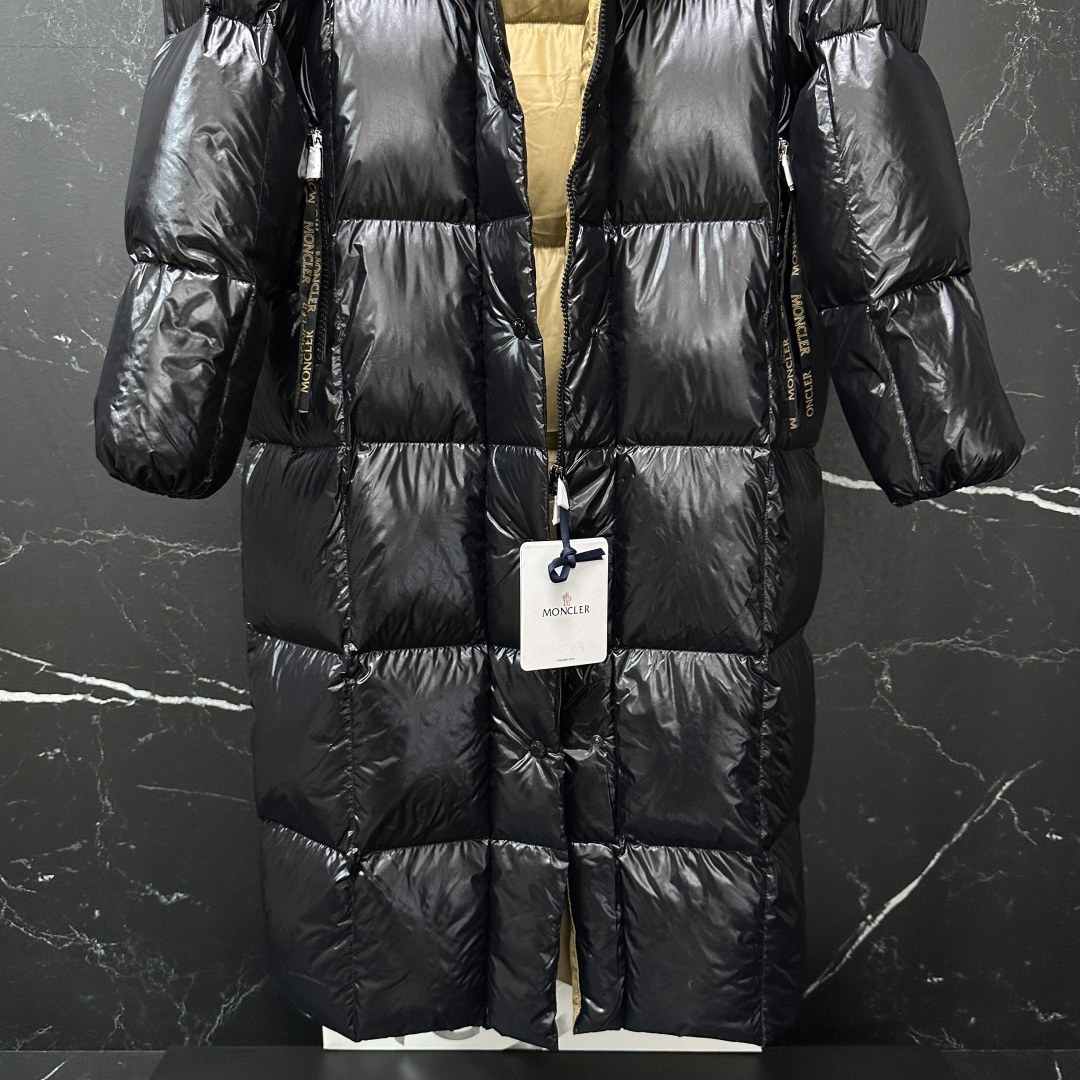 #正品级：#Moncler/蒙口#Parnaiba 宋茜长款面包服 /长款羽绒服#017#SIZE:0#