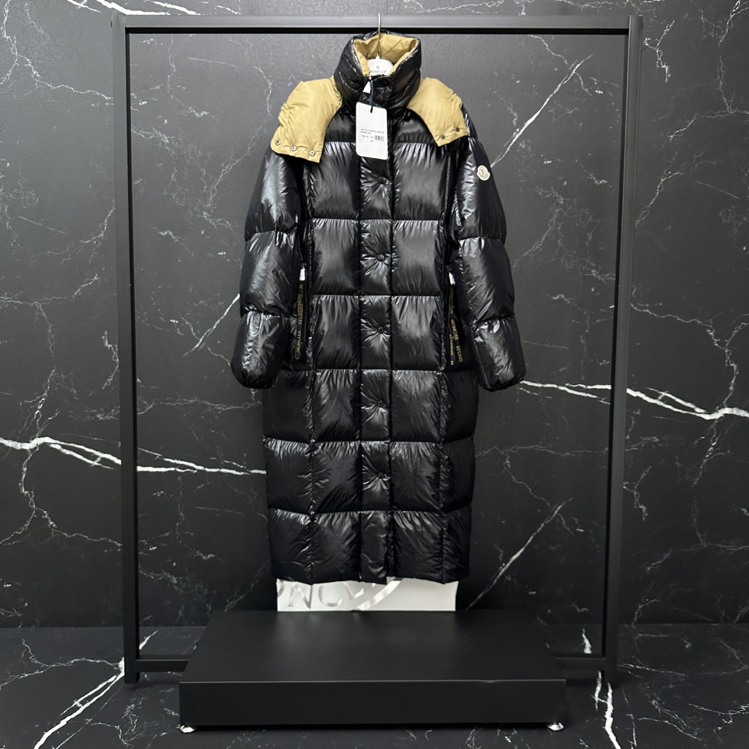 #正品级：#Moncler/蒙口#Parnaiba 宋茜长款面包服 /长款羽绒服#017#SIZE:0#