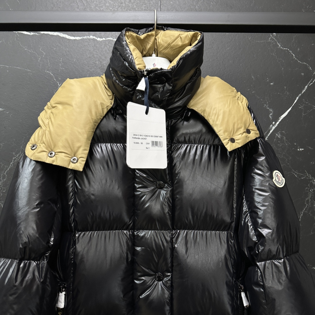 #正品级：#Moncler/蒙口#Parnaiba 宋茜长款面包服 /长款羽绒服#017#SIZE:0#