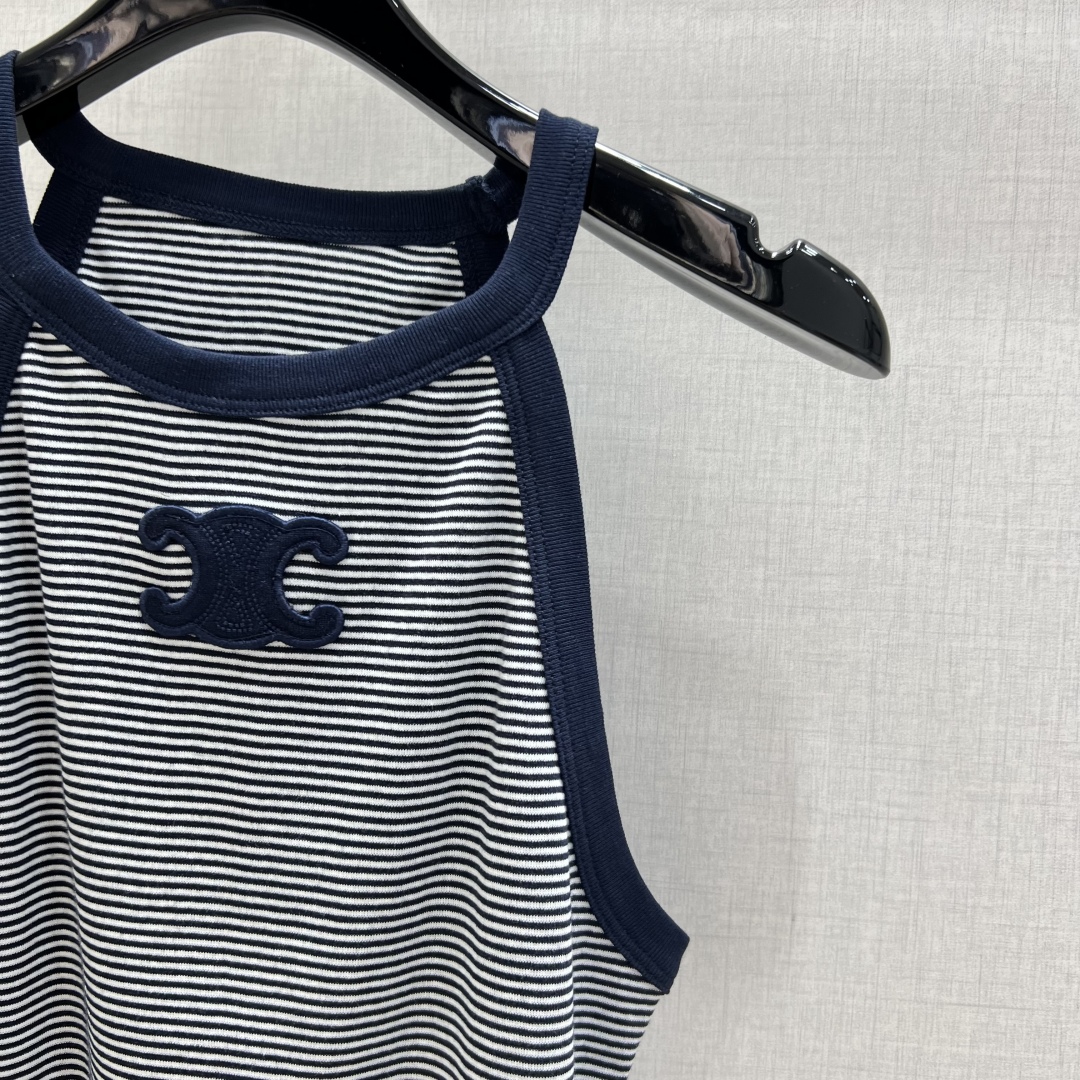 Striped Halter Top Y2K Style Summer Sleeveless Cropped Tank Top 5 cmp i1748011645336 187 0 3
