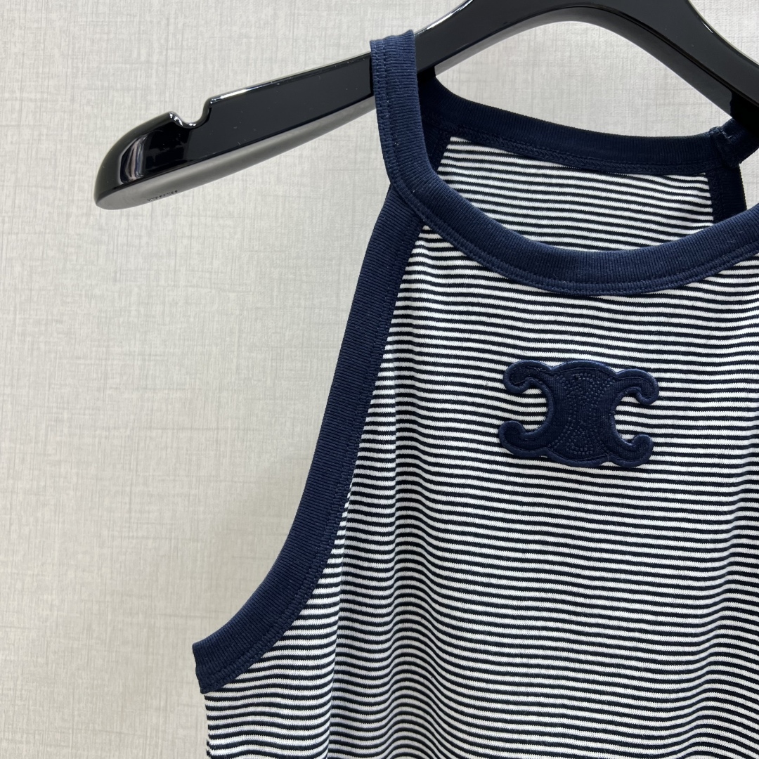 Striped Halter Top Y2K Style Summer Sleeveless Cropped Tank Top 4 cmp i1748011645337 3152 0 2