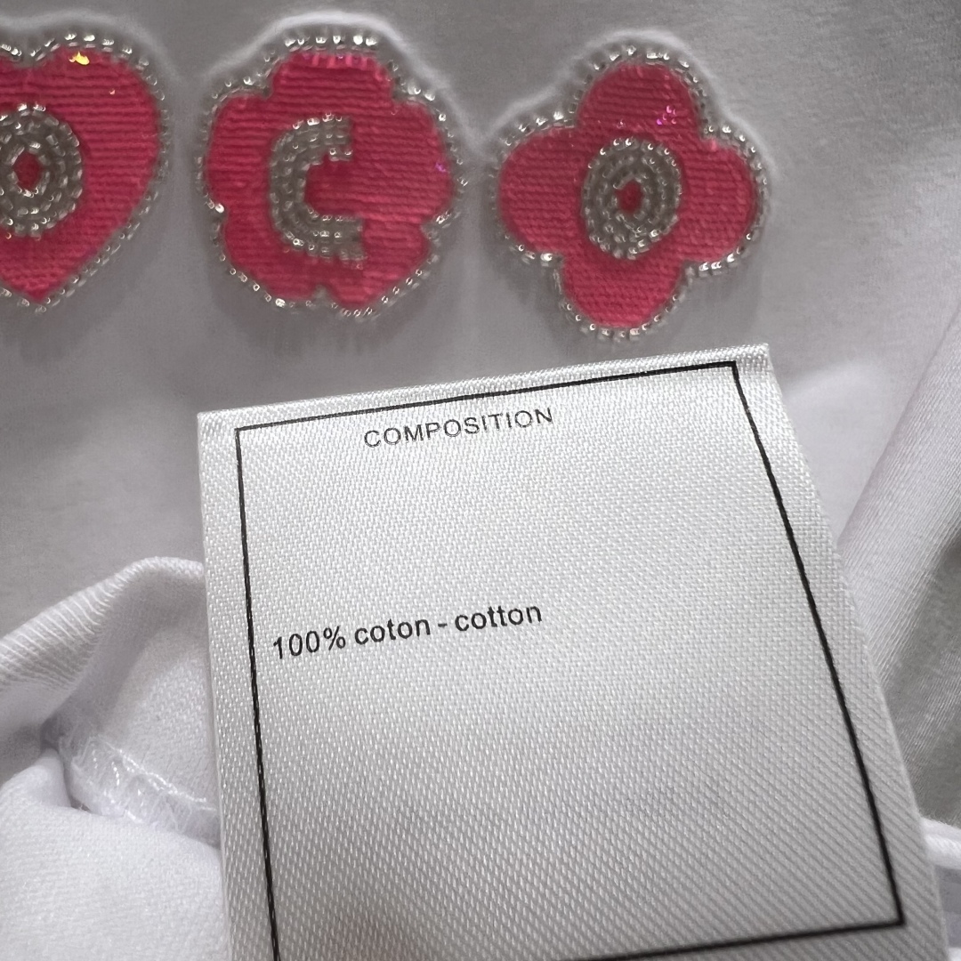 Embroidered Beaded Letter Short Sleeve T-Shirt - Breathable & Comfortable 10 cmp i1748457335383 5285 0 8