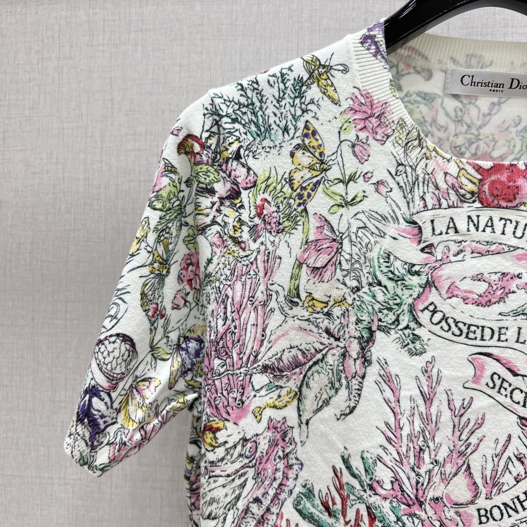 Dior 2025 Spring/Summer Printed Knit Short Sleeve Top 4 cmp i1748775773388 6569 0 2