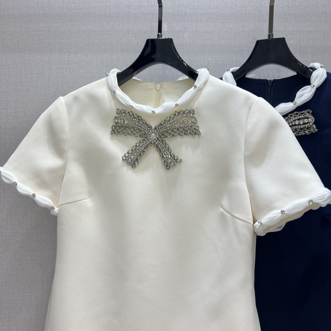 Elegant Beaded Bow Short Sleeve Dress - Spring/Summer 2025 Collection 6 cmp i1750958633530 4962 0 4