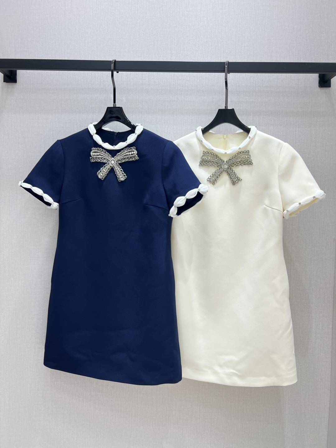 Elegant Beaded Bow Short Sleeve Dress - Spring/Summer 2025 Collection 3 cmp i1750958633530 8303 0 1