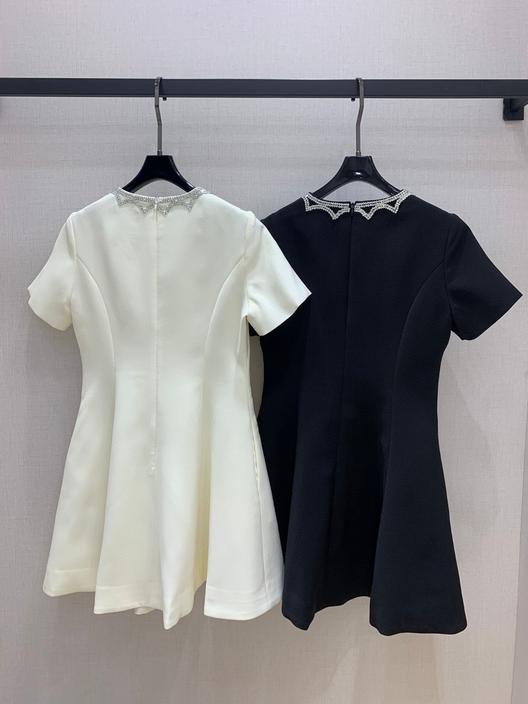 Valen 2025 Spring/Summer Rhinestone Short Sleeve Dress - Elegant & Slim Fit 8 cmp a1751092830942 6725