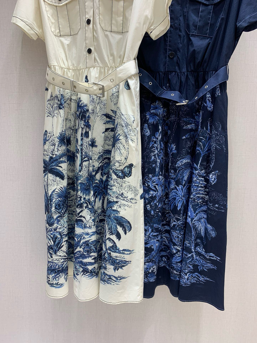 Elegant Floral Print Cotton Dress with Pocket Detail | Fashionable A-Line Design 6 cmp i1751114348591 4720 0 4