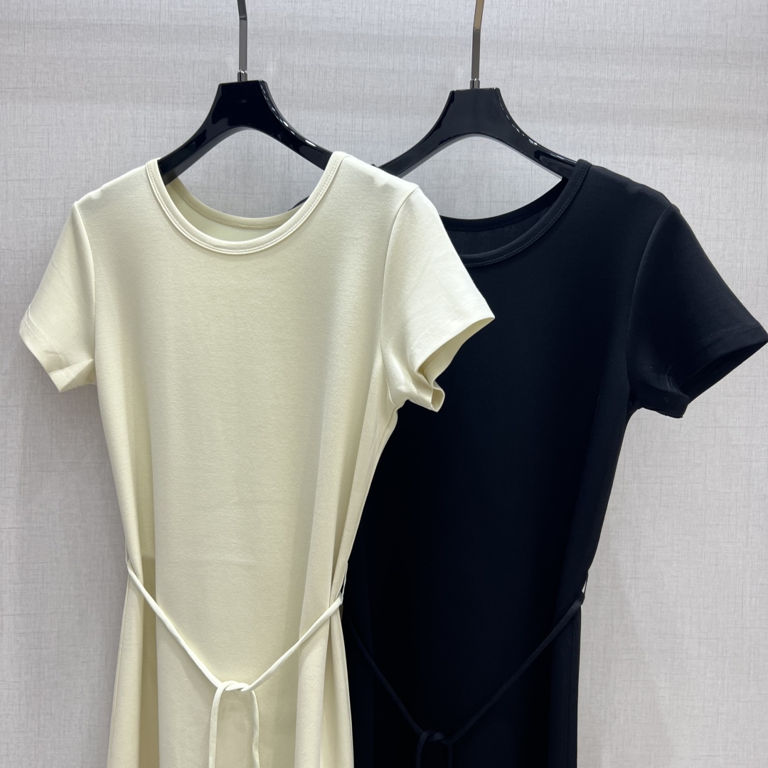 Cel 2025 Clean Fit Modal Blend T-Shirt Dress with Floral Belt 4 cmp i1751115011597 9824 0 2